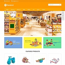 （自适应手机版）响应式食品百货英文外贸类网站源码 HTML5玩具外贸网站织梦模板
